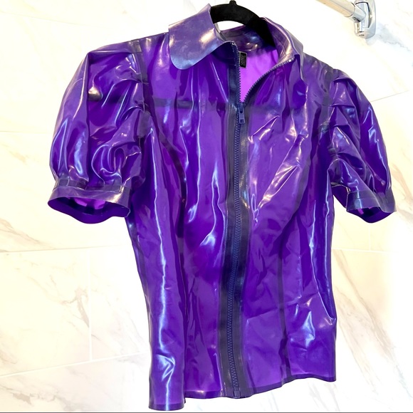 Libidex Tops - Libidex Latex Alice full zip Blouse